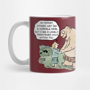 Funny ogre cartroon Mug